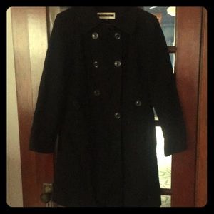 Black pea coat